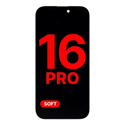 Дисплейний модуль (OLED) (сумісний) для iPhone 16 Pro (Aftermarket Plus: Soft)