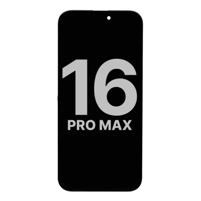 Дисплейний модуль (OLED) (сумісний) для iPhone 16 Pro Max with Light Sensor Flex Cable (Used OEM Pull: Grade A)