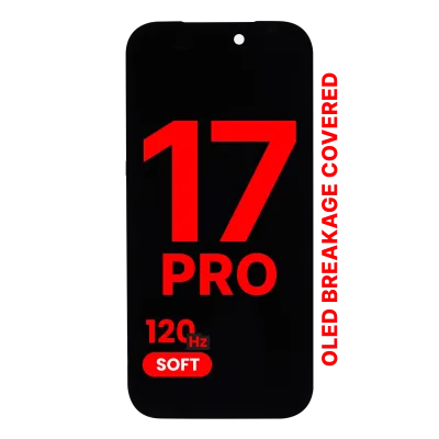 OLED Assembly Compatible For iPhone 17 Pro (Aftermarket Pro: XO7 Soft) (120HZ)