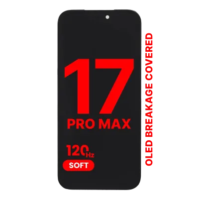 OLED Assembly Compatible For iPhone 17 Pro Max (Aftermarket Pro: XO7 Soft) (120HZ)