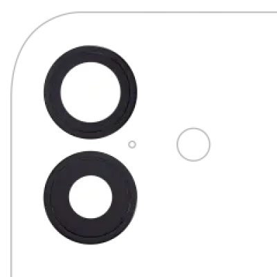 Скло камери з кріпленням і рамкою для iPhone 17 (Premium) (чорний)