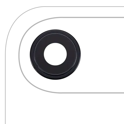 Back Camera Lens With Bracket & Bezel For iphone Air (Premium) (Space Black)