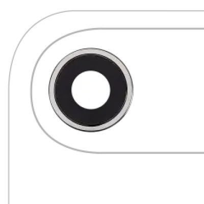 Скло камери з кріпленням і рамкою для iPhone Air (Cloud White) (Premium)