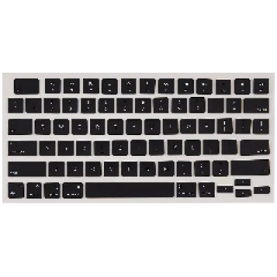 Комплект клавіш для MacBook Air 13" (Mid 2022 to Mid 2024) / Pro 14" / Pro 16" (Late 2021 to Late 2024) (Midnight) (US English)