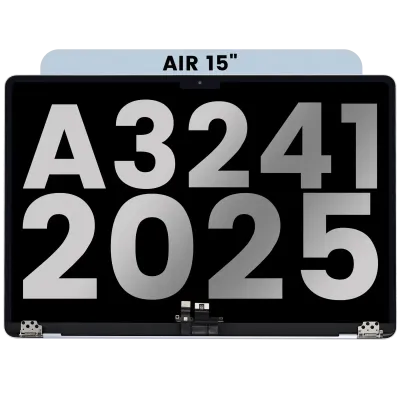 Дисплейний модуль LCD для MacBook Air 15" (A3241 / Early 2025) (з передвстановленим кабелем датчика кута кришки) (Used OEM Pull: Grade A) (Sky Blue)