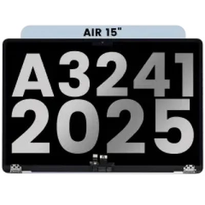 Дисплейний модуль LCD для MacBook Air 15" (A3241 / Early 2025) (з передвстановленим кабелем датчика кута кришки) (Used OEM Pull: Grade A) (Sky Blue)