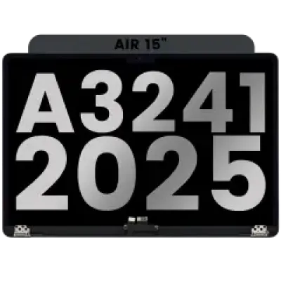 Дисплейний модуль LCD для MacBook Air 15" (A3241 / Early 2025) (з передвстановленим кабелем датчика кута кришки) (Used OEM Pull: Grade A) (Midnight)
