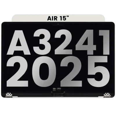 Дисплейний модуль LCD для MacBook Air 15" (A3241 / Early 2025) (з передвстановленим кабелем датчика кута кришки) (Used OEM Pull: Grade A) (Starlight)