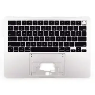 Топкейс із клавіатурою (ISO Čeština) для MacBook Air 13" A2681 (2022) (Genuine OEM) (сріблястий)