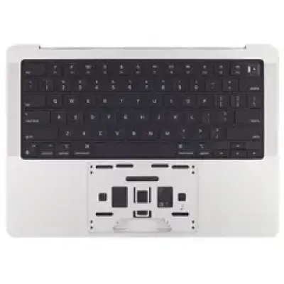 Топкейс із акумулятором і клавіатурою (JIS японська) для MacBook Pro 14" A2992 (M3 Pro / Max / 2023) (Genuine OEM) (Silver)