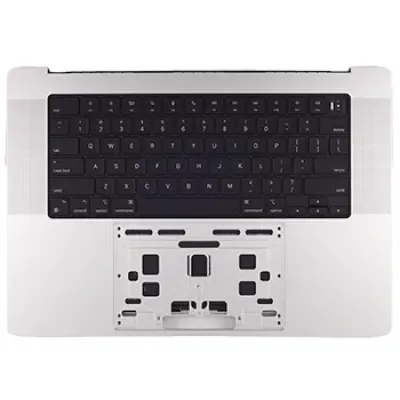 Топкейс з акумулятором і клавіатурою (ISO Italian) для MacBook Pro 16" A2485 (2021) (Genuine OEM) (сріблястий)