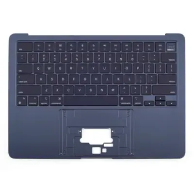 Top Case with Keyboard (ISO Turkish-F) For MacBook Air 13" A2681 (2022) (Genuine OEM) (Midnight)