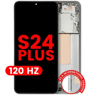 OLED Assembly With Frame For Samsung Galaxy S24 Plus 5G (US & International Version) (Aftermarket Plus) (120Hz) (Jade Green)