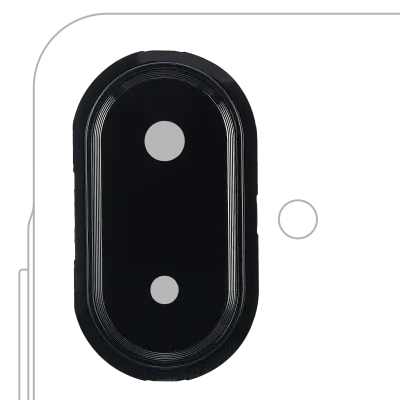 Скло основної камери з рамкою для Samsung Galaxy A07 4G (A075 / 2025) (Усі кольори)