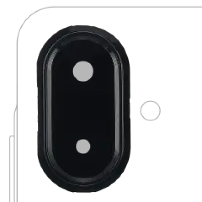 Скло основної камери з рамкою для Samsung Galaxy A07 4G (A075 / 2025) (Усі кольори)