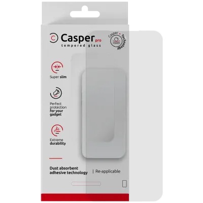 Загартоване скло Casper Pro для Motorola Moto G (2026) / G Play (2026) (Retail Packaging) (Clear)