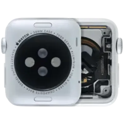 Корпус у зборі (сумісний) для Watch Series 1 (38MM) (Used OEM Pull: Grade A) (Cellular Version) (алюміній / сріблястий)