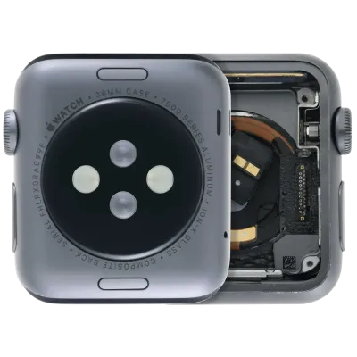 Корпус у зборі (сумісний) для Watch Series 1 (38MM) (Used OEM Pull: Grade A) (Cellular Version) (алюміній / Space Black)