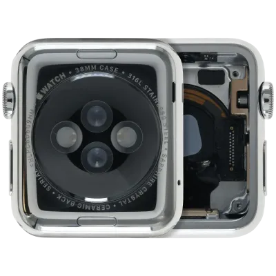 Корпус у зборі (сумісний) для Watch Series 1 (38MM) (Used OEM Pull: Grade A) (сталь / сріблястий)