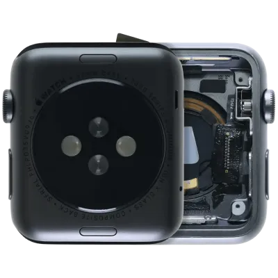 Housing Assembly Compatible For Watch Series 1 (42MM) (Used OEM Pull: Grade A) (Cellular Version) (Aluminum / Space Black)