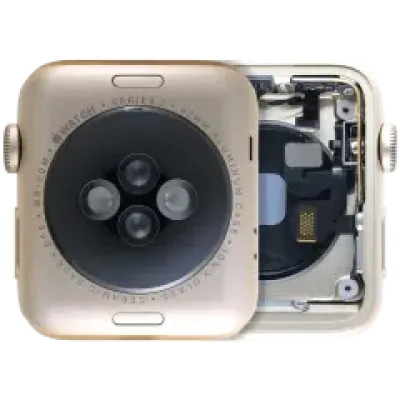 Корпус у зборі (сумісний) для Watch Series 2 (42MM) (Used OEM Pull: Grade A) (Cellular Version) (алюміній / золотий)