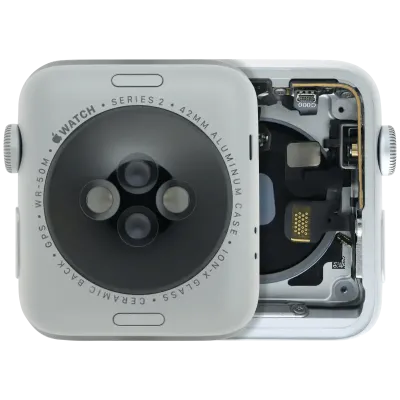 Housing Assembly Compatible For Watch Series 2 (42MM) (Used OEM Pull: Grade A) (Cellular Version) (Aluminum / Silver)