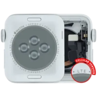 Корпус у зборі (сумісний) для Watch Series 3 (38MM) (Used OEM Pull: Grade A) (Cellular Version) (алюміній / сріблястий)