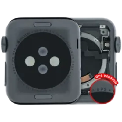 Корпус у зборі (сумісний) для Watch Series 3 (38MM) (Used OEM Pull: Grade A) (GPS Version) (алюміній / Space Black)
