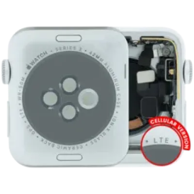 Корпус у зборі (сумісний) для Watch Series 3 (42MM) (Used OEM Pull: Grade A) (Cellular Version) (алюміній / сріблястий)