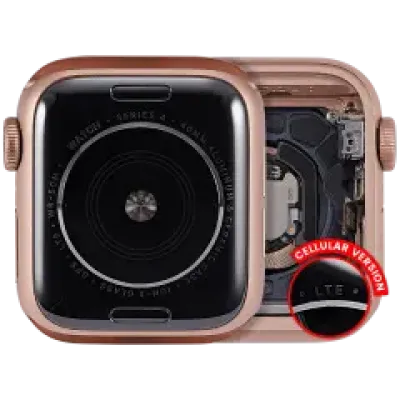 Корпус у зборі (сумісний) для Watch Series 4 (40MM) (Used OEM Pull: Grade A) (Cellular Version) (алюміній / золотий)
