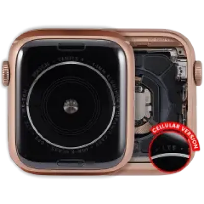 Корпус у зборі (сумісний) для Watch Series 4 (44MM) (Used OEM Pull: Grade A) (Cellular Version) (алюміній / золотий)