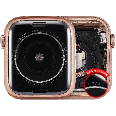 Корпус у зборі (сумісний) для Watch Series 4 (44MM) (Used OEM Pull: Grade A) (GPS Version) (алюміній / золотий)