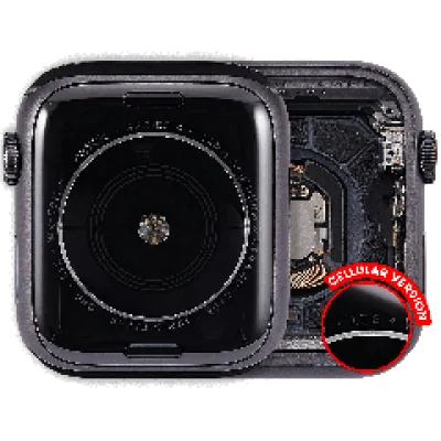 Корпус у зборі (сумісний) для Watch Series 4 (44MM) (Used OEM Pull: Grade A) (Cellular Version) (алюміній / Space Black)