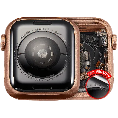 Корпус у зборі (сумісний) для Watch Series 5 (40MM) (Used OEM Pull: Grade A) (GPS Version) (алюміній / золотий)