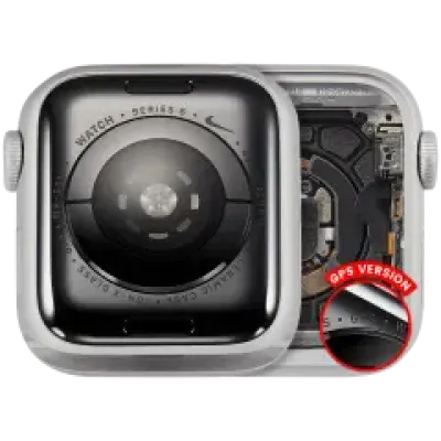Корпус у зборі (сумісний) для Watch Series 5 (40MM) (Used OEM Pull: Grade A) (GPS Version) (алюміній / сріблястий)