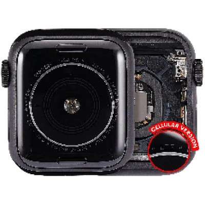 Корпус у зборі (сумісний) для Watch Series 5 (40MM) (Used OEM Pull: Grade A) (Cellular Version) (алюміній / Space Black)