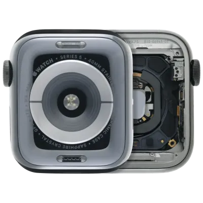 Housing Assembly Compatible For Watch Series 5 (40MM) (Used OEM Pull: Grade A) (Stainless / Space Black)