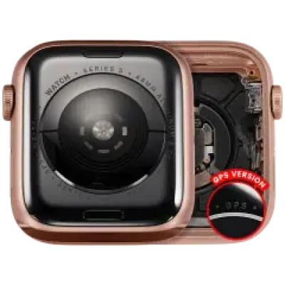 Корпус у зборі (сумісний) для Watch Series 5 (44MM) (Used OEM Pull: Grade A) (GPS Version) (алюміній / золотий)