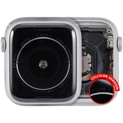 Корпус у зборі (сумісний) для Watch Series 5 (44MM) (Used OEM Pull: Grade A) (Cellular Version) (алюміній / сріблястий)