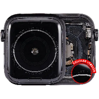 Корпус у зборі (сумісний) для Watch Series 5 (44MM) (Used OEM Pull: Grade A) (Cellular Version) (алюміній / Space Black)