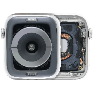 Корпус у зборі (сумісний) для Watch Series 5 (44MM) (Used OEM Pull: Grade A) (сталь / сріблястий)