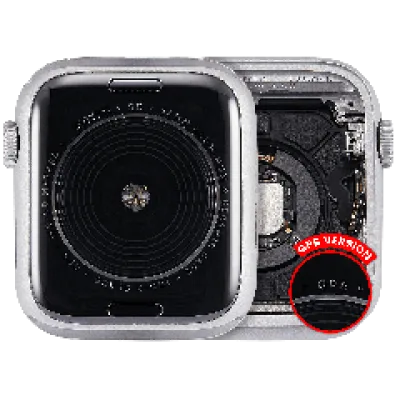 Корпус у зборі (сумісний) для Watch Series SE 1st (44MM) (Used OEM Pull: Grade A) (GPS Version) (алюміній / сріблястий)