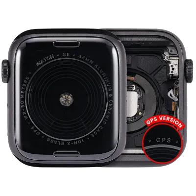 Housing Assembly Compatible For Watch Series SE 1st (44MM) (Used OEM Pull: Grade A) (GPS Version) (Aluminum / Space Black)