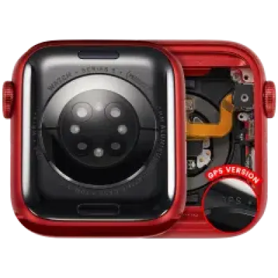 Корпус у зборі (сумісний) для Watch Series 6 (40MM) (Used OEM Pull: Grade A) (GPS Version) (алюміній / червоний)