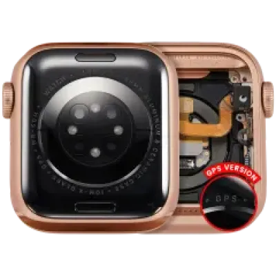 Корпус у зборі (сумісний) для Watch Series 6 (40MM) (Used OEM Pull: Grade A) (GPS Version) (алюміній / рожеве золото)