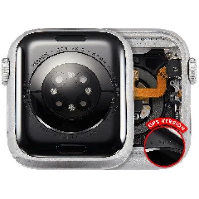 Корпус у зборі (сумісний) для Watch Series 6 (40MM) (Used OEM Pull: Grade A) (GPS Version) (алюміній / сріблястий)