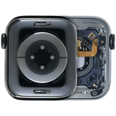Housing Assembly Compatible For Watch Series 6 (40MM) (Used OEM Pull: Grade A) (Stainless / Space Black)