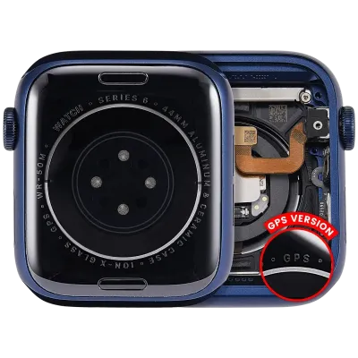 Housing Assembly Compatible For Watch Series 6 (44MM) (Used OEM Pull: Grade A) (GPS Version) (Aluminum / Blue)