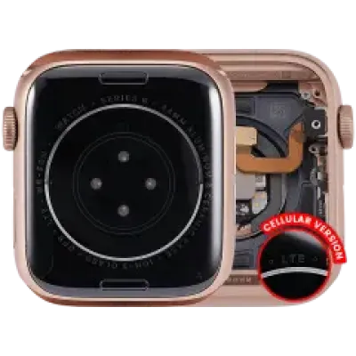 Корпус у зборі (сумісний) для Watch Series 6 (44MM) (Used OEM Pull: Grade A) (Cellular Version) (алюміній / рожеве золото)