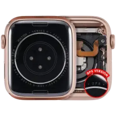 Корпус у зборі (сумісний) для Watch Series 6 (44MM) (Used OEM Pull: Grade A) (GPS Version) (алюміній / рожеве золото)